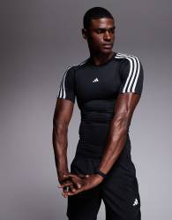 adidas Training tech fit t-shirt in black