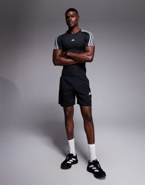 adidas Training tech fit t-shirt in black