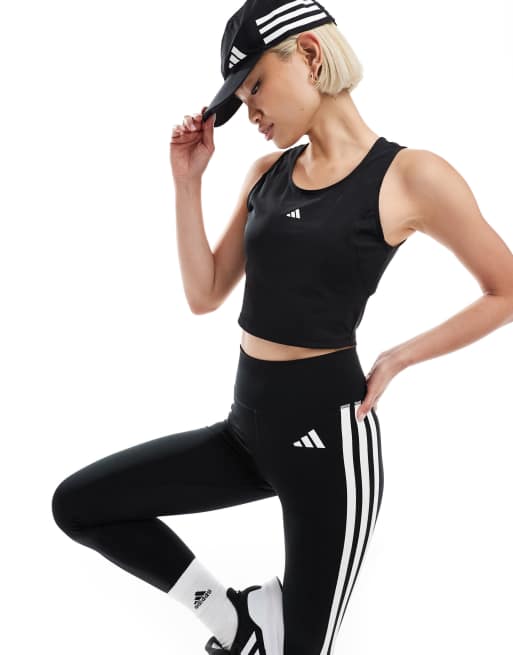 adidas Training Tech Fit Tanktop in Schwarz ASOS