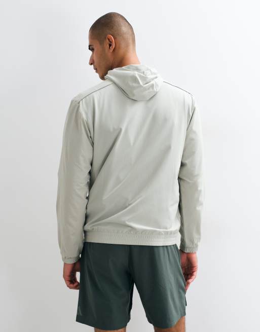 adidas Training Tech lightweight jacket in sage, 5 of 5