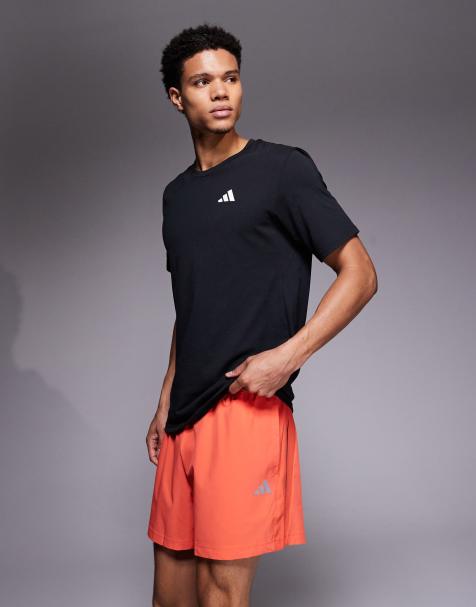 adidas Training tech shorts in coral - view 1