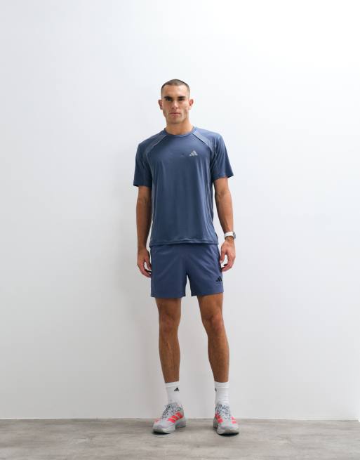 adidas Training tech t-shirt in navy, 4 of 5