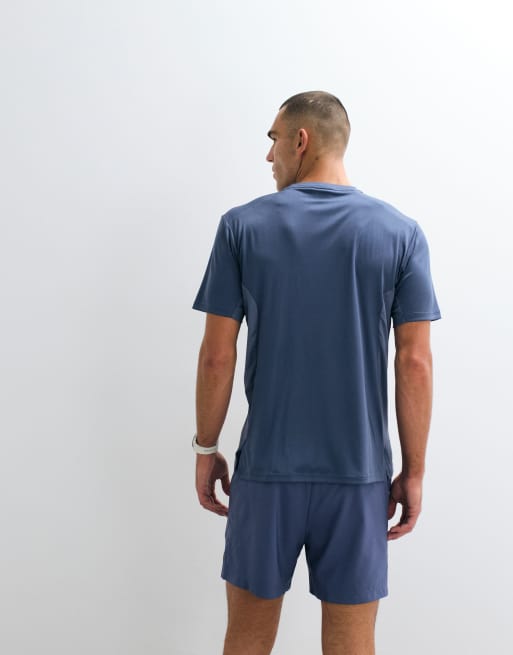 adidas Training tech t-shirt in navy, 5 of 5