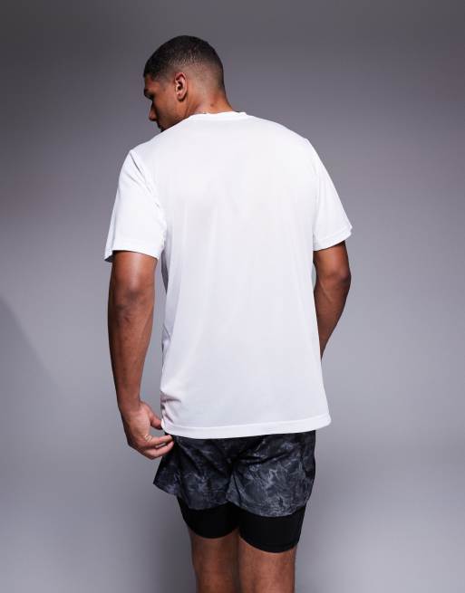 adidas Training tech t-shirt in white, 2 of 4