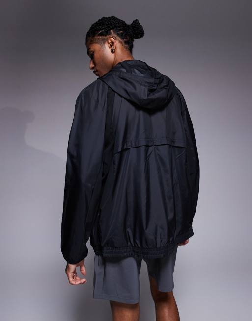adidas Training Tech windbreaker jacket in black, 3 of 4