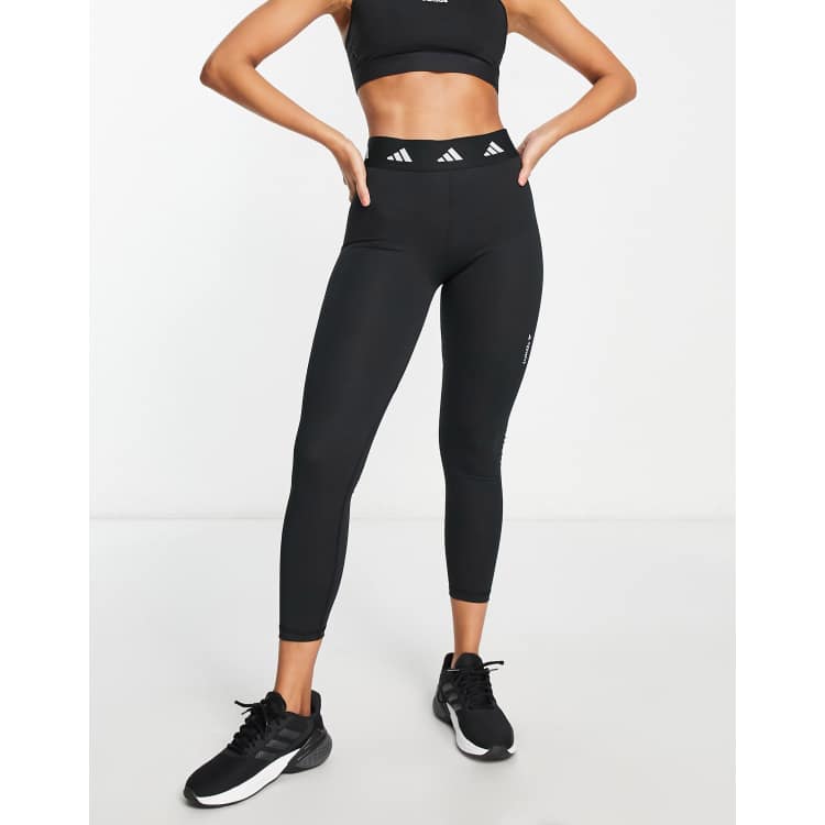 adidas Training Techfit 7/8 leggings in black | ASOS