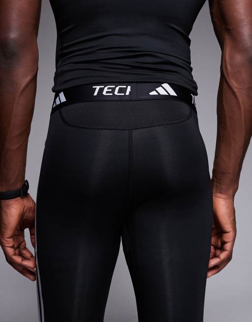 adidas - Training - Techfit basislegging in zwart, 5 van 5