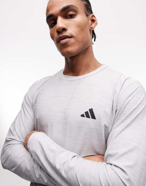 adidas Training – Techfit – Biały top termoaktywny z długimi rękawami, 4 z 5