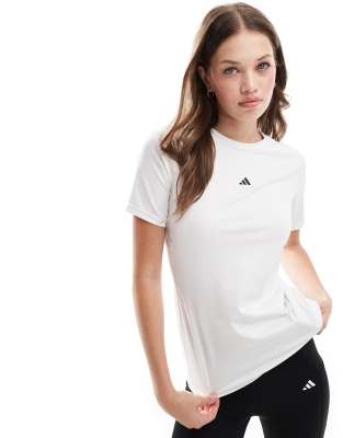 Adidas Training - Techfit - T-shirt - Blanc 2XS
