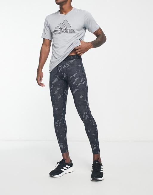 adidas Training Techfit Climalite Alphaskin Camouflage Leggings