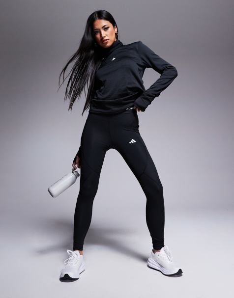 adidas Training – Techfit Cold Ready – Czarne modelujące legginsy - view 1