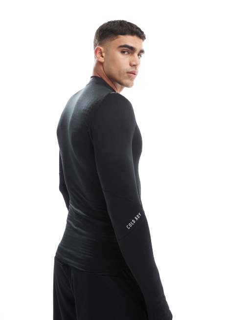 adidas - Training - Techfit - COLD.RDY - T-shirt met lange mouwen in zwart, 2 van 4