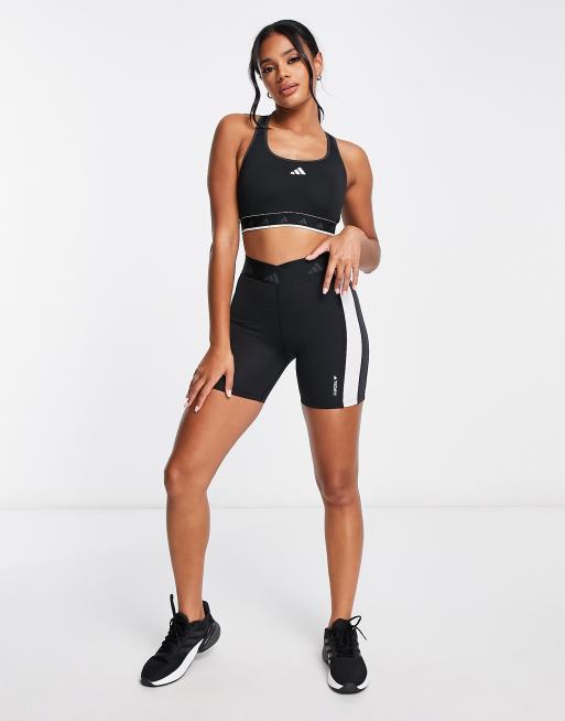 FITTIN Black Vibration Seamless Sports Bra