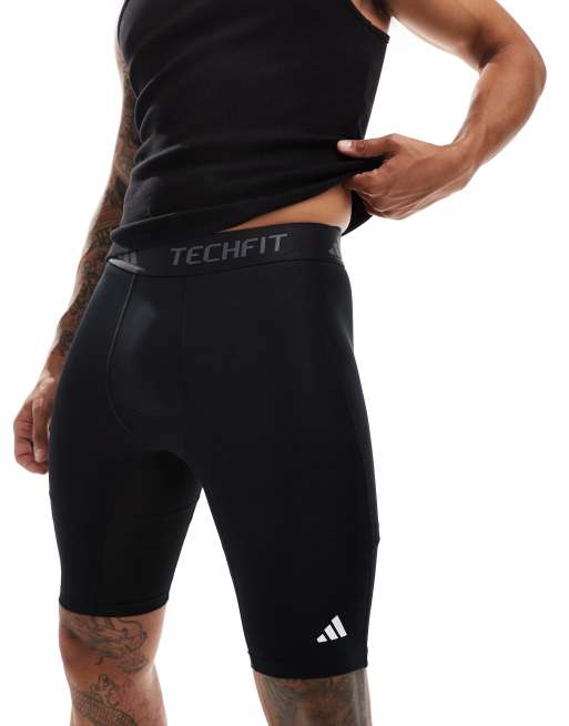 adidas Training - Techfit Compression - Sorte og korte leggings