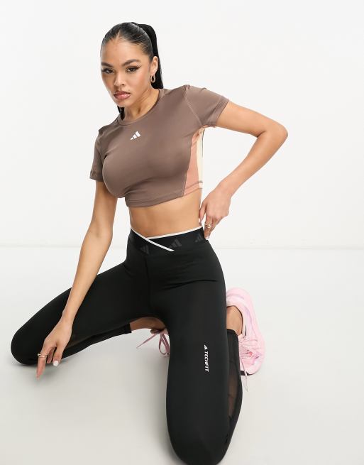 Adidas techfit cheap crop top