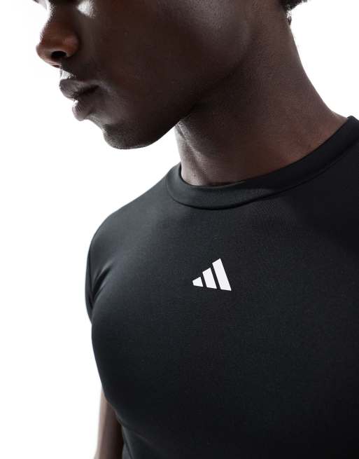 adidas Training – Techfit – Czarny kompresyjny T-shirt, 4 z 4