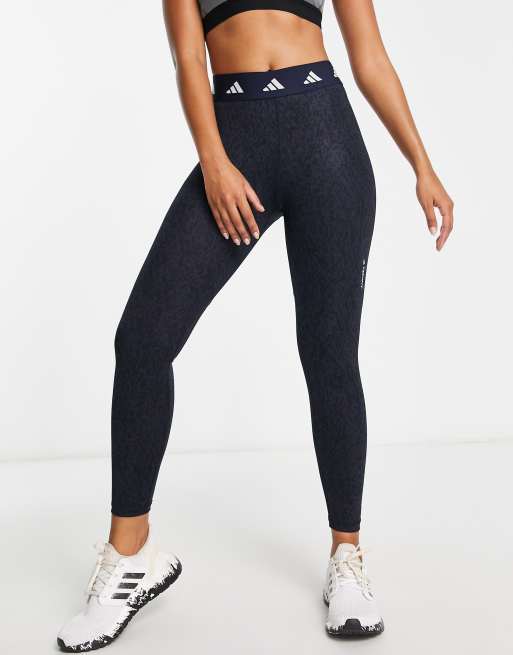 Techfit training leggings, blue, Adidas Performance