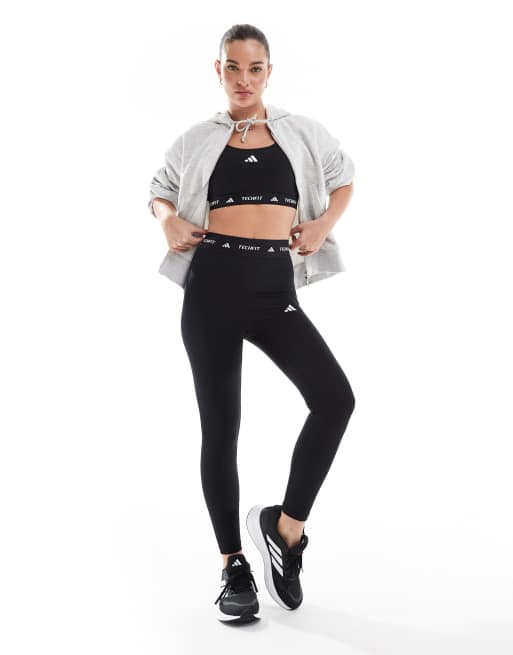 adidas Training - Techfit - Legging 7/8e sculptant - Noir, 3 de 5