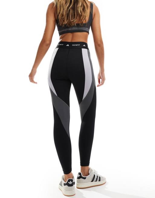 Tights Reebok Maglia Techfit Adidas Techfit Stripes Long Sleeve T