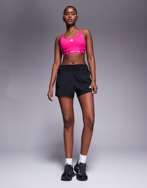 adidas Training - TechFit - Pink sports-BH, 4 af 4