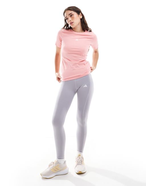 adidas Training – Techfit – Różowy T-shirt, 4 z 4