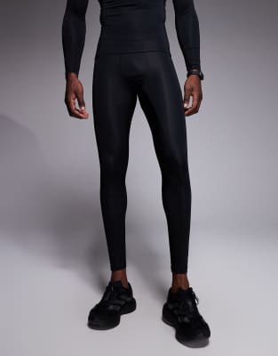 Training Techfit - Schwarze Leggings Schwarz S