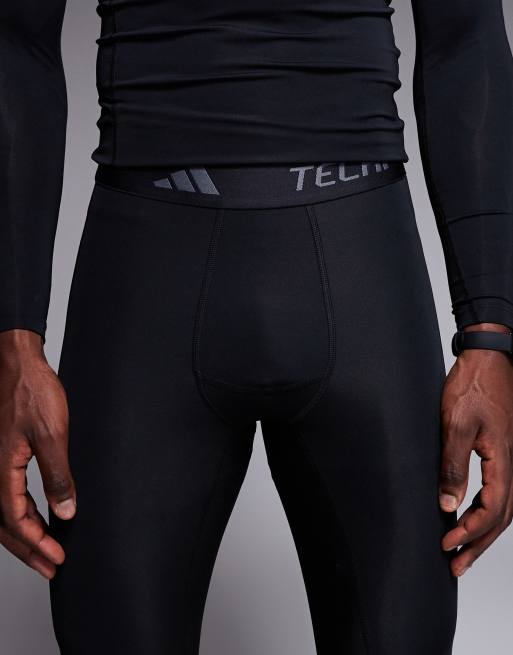 adidas – Training Techfit – Schwarze Leggings, 4 von 5