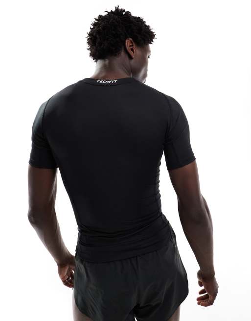 adidas Training - Techfit - T-shirt à effet de compression - Noir, 2 de 4