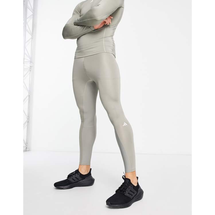 adidas Training Techfit tights in grey