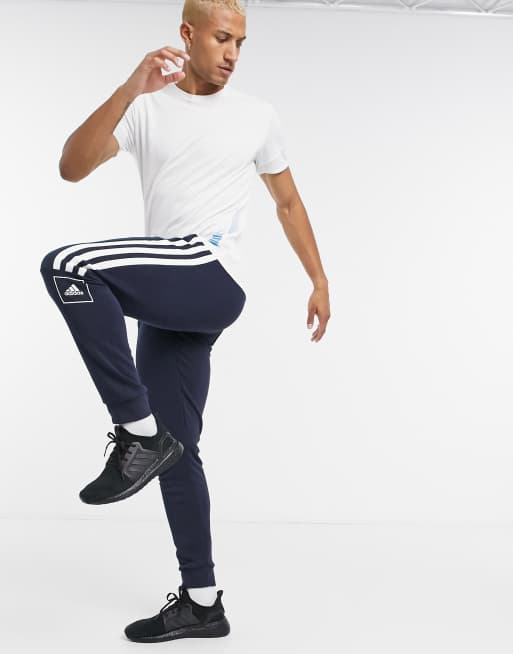 womens navy adidas joggers