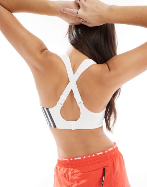 adidas Training - TLRD - Brassière de sport maintien renforcé - Blanc - view 1