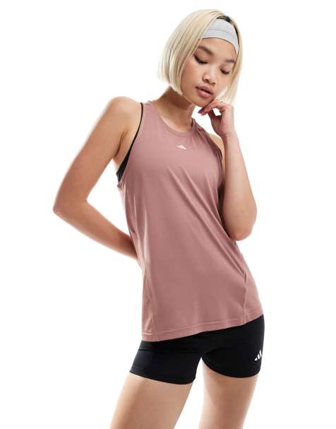 adidas - Training - Top senza maniche rosso - view 1
