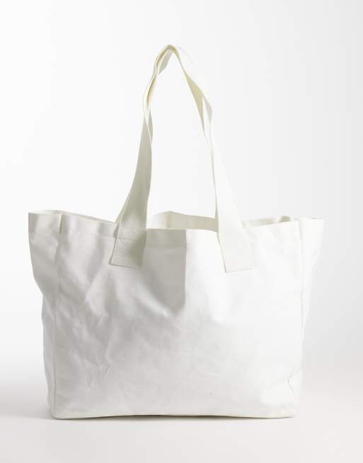 adidas Training tote bag in white and pink, 4 of 4