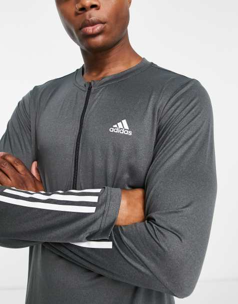 adidas Training - Train 365 - T-shirt manches longues à col zippé - Noir - view 1