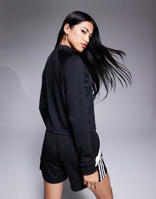 adidas Training Train Essentials 1/4 zip top in black, 3 of 4