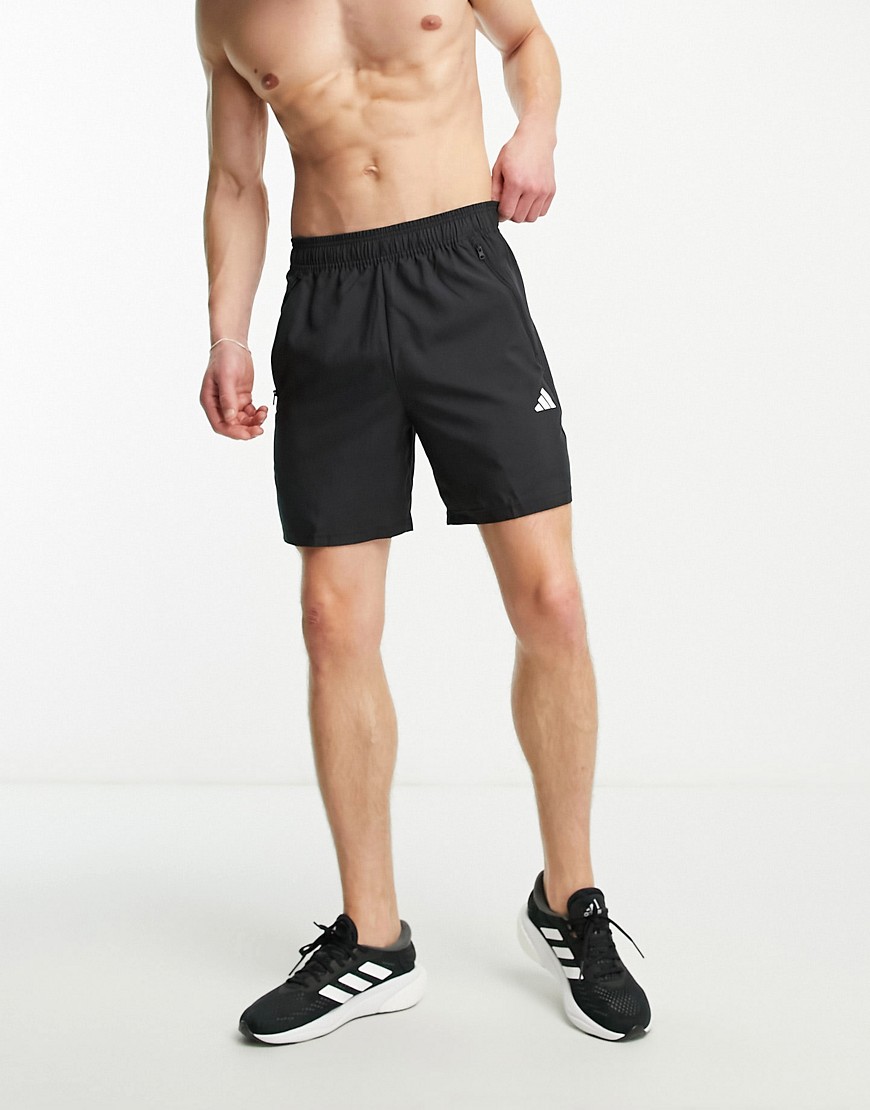 adidas Training Train Essentials 7 inch woven shorts in black
