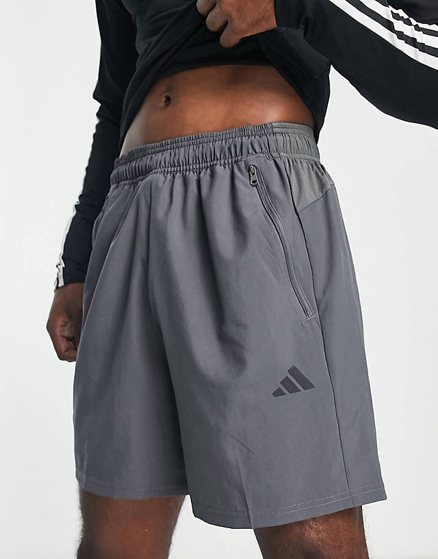 adidas performance - adidas Training Train Essentials 7 inch woven shorts in grey
