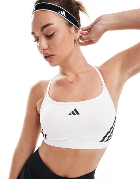 adidas Training - Train Essentials - Brassière de sport maintien léger - Blanc - view 1