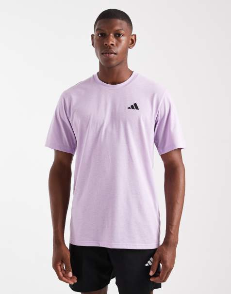 adidas - Training - Train Essentials - Feelready - Trainingsshirt in zachtpaars / zwart - view 1