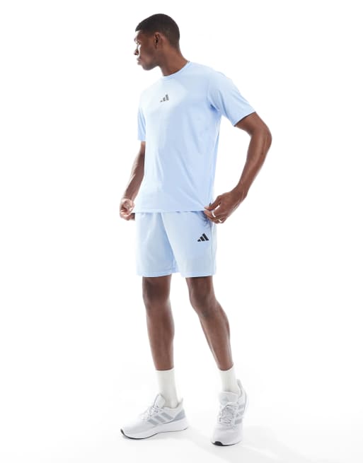 adidas Training – Train Essentials – Niebiesko-czarne szorty sportowe z tkaniny , 3 z 5