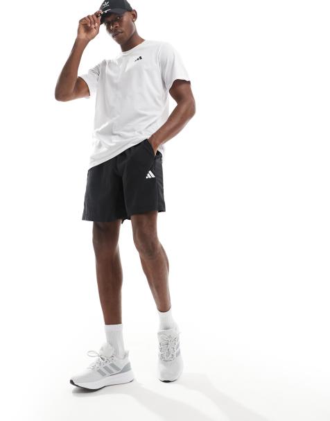 adidas Training Train Essentials pantalones cortos tejidos de 5 pulgadas en negro - view 1