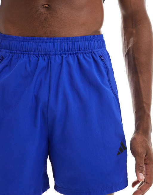 adidas Training Train Essentials short tissé 7 pouces bleu, 3 de 5