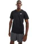 [adidas performance] adidas Training Train Essentials t-shirt in black M BLACK