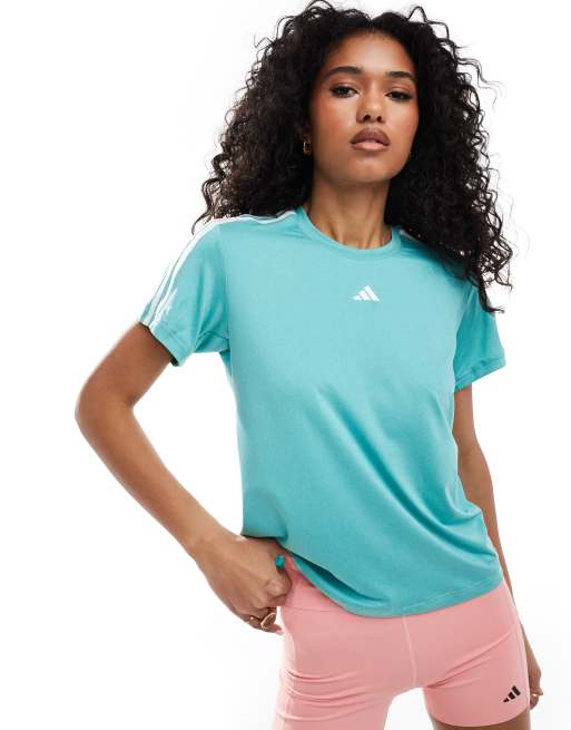 adidas Training Train Essentials t shirt in mint