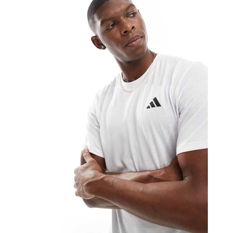 adidas Training Train Essentials t shirt in white ASOS