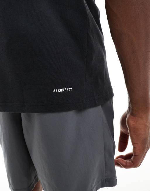 adidas - Training - Train Essentials - T-shirt in zwart, 2 van 4