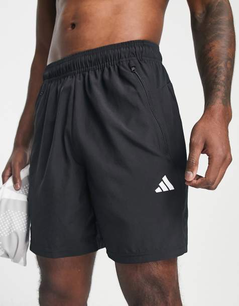 adidas Training - Train Essentials - Vævede sorte 7-tommer-shorts - view 1