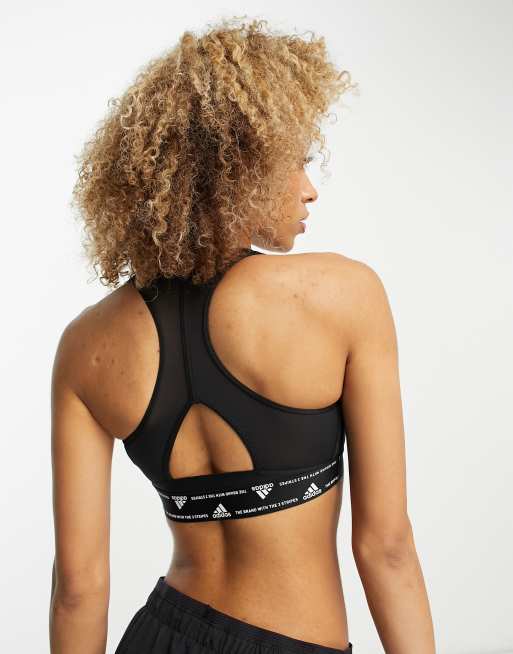 adidas Training - Techfit - Brassière avec bande croisée à