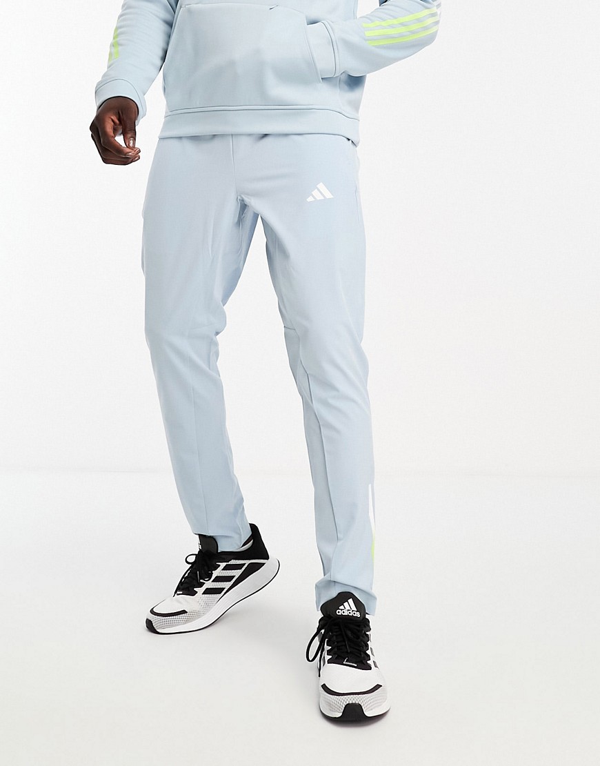 adidas Training train icons joggers in blue
