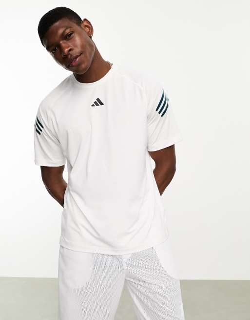 adidas Training – Train Icons – T-Shirt in Weiß